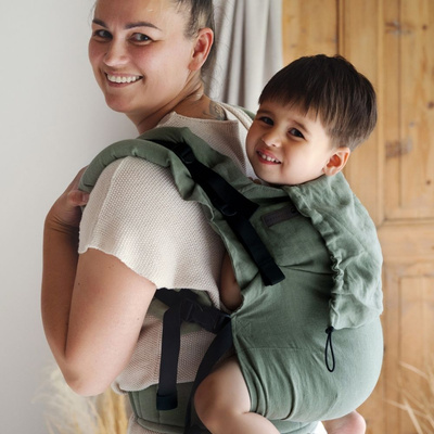 Ergonomické nosítko Preschooler Pure Linen Grove – 100% len