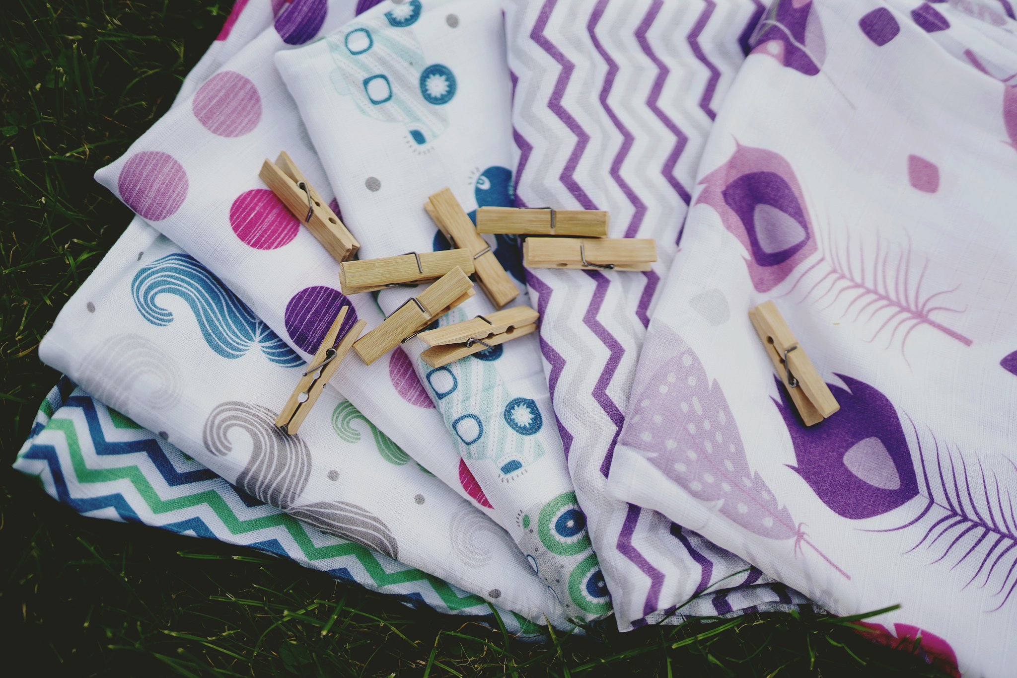 Mušelínové plenky Little Frog - Handsome