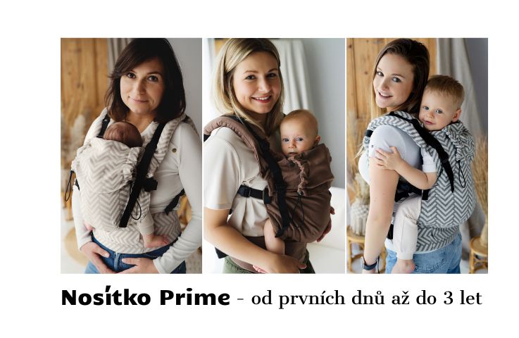Rostoucí ergonomické nosítko – od prvních dnů až do 3 let