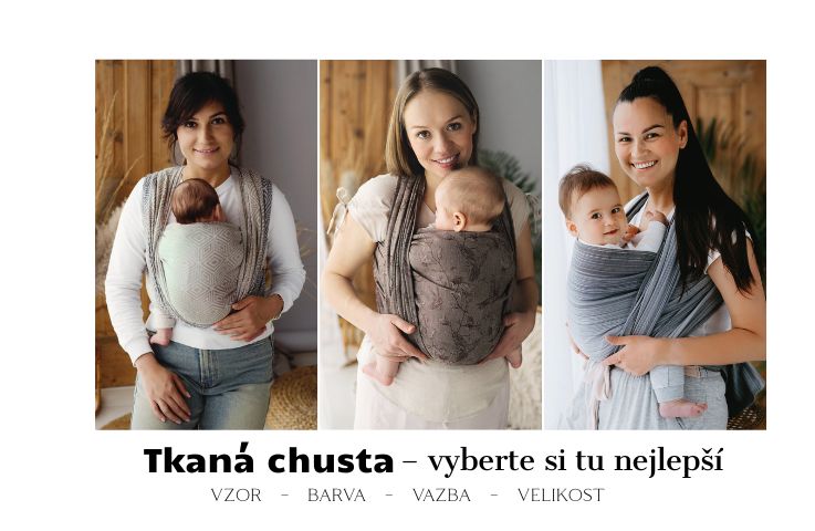 Vyberte nejlepší šátek pro novorozence i miminko. Objednejte ještě dnes a užijte si blízkost.