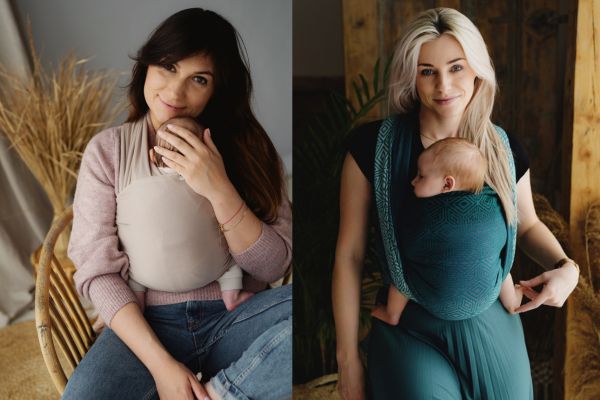 Elastický nebo tkaný šátek – jaký vybrat pro miminko?