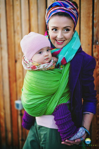 Šátek na nošení dětí Olivine vel. 5