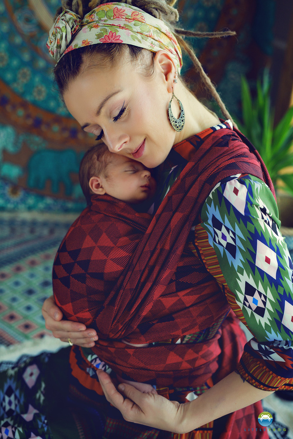 Šátek na nošení dětí Ruby Illusion vel. 5