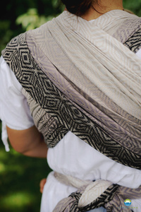 Šátek na nošení dětí TENCEL™ Smokey Cube - vel. 7