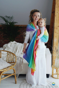 Ring sling TENCEL™ Daisy Agate - S (1,7m)