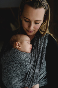 Šátek na nošení dětí Linen Night Wildness vel. 8