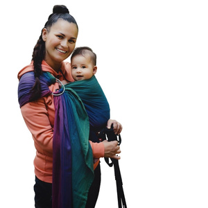 Ring sling Bamboo Misty Zircon - M (2,0m)