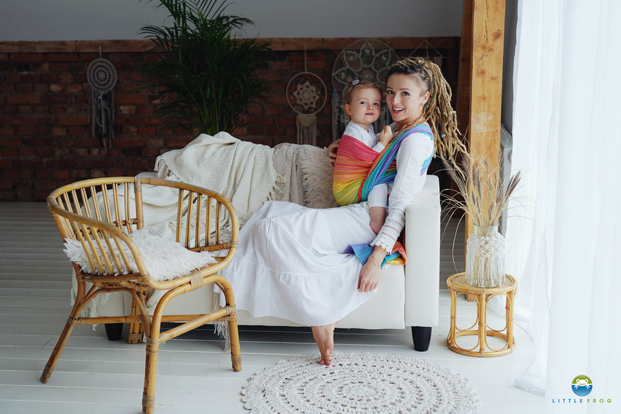 Šátek na nošení dětí TENCEL™ Daisy Agate - vel 5