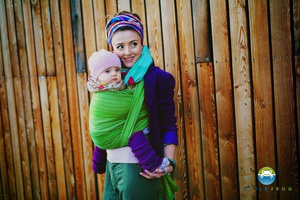 Šátek na nošení dětí Olivine vel. 4