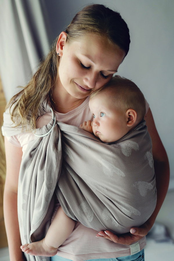 Ring sling TENCEL™ Hazy Love Drift - S (1,7m)