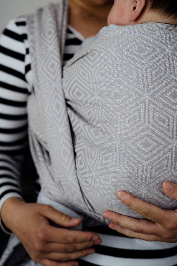 Šátek na nošení dětí Grey Cube vel. 7