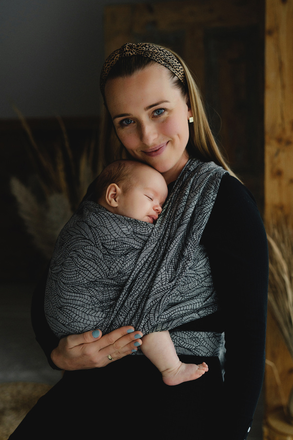 Šátek na nošení dětí Linen Night Wildness vel. 6