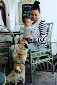 Šátek na nošení dětí Grey Cube vel. 7