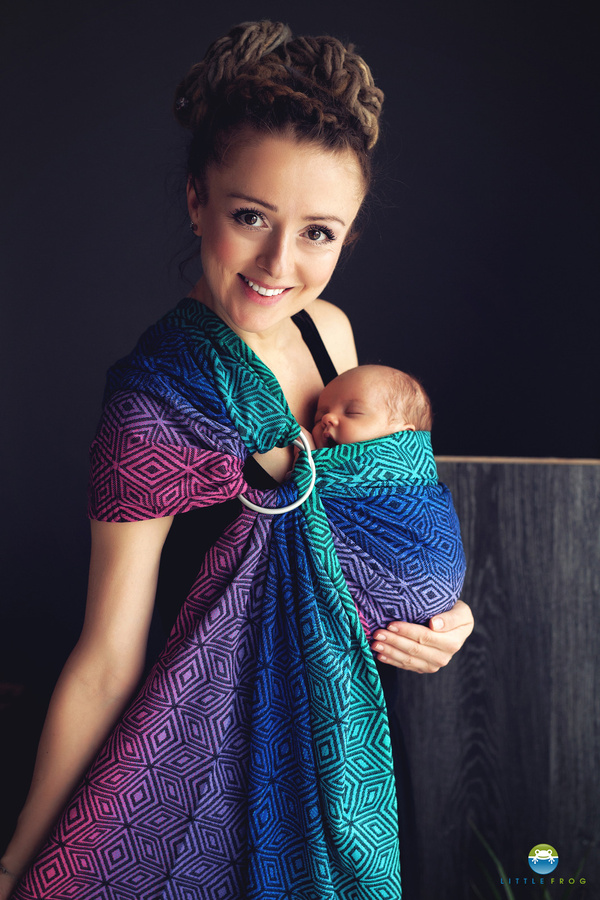 Ring sling Dark Aurora Cube - L (2,3 m)