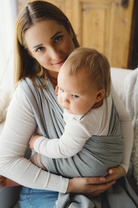 Šátek na nošení dětí Gray Moonstone vel. 6