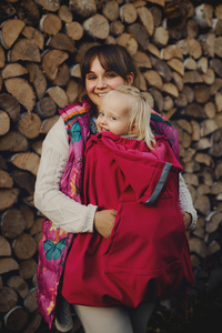 Babywearing Cover (softshell) - Magenta /2nd class