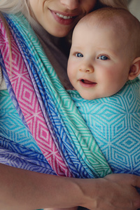 Šátek na nošení dětí Aurora Cube vel. 8