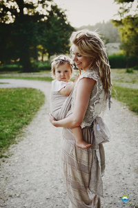 Šátek na nošení dětí Natural Wildness vel. 6