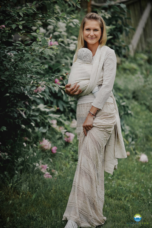 Šátek na nošení dětí Linen Summer Meadow vel. 3