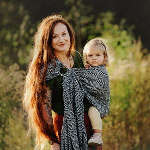 Ring sling Grey Cube - M (2 m)