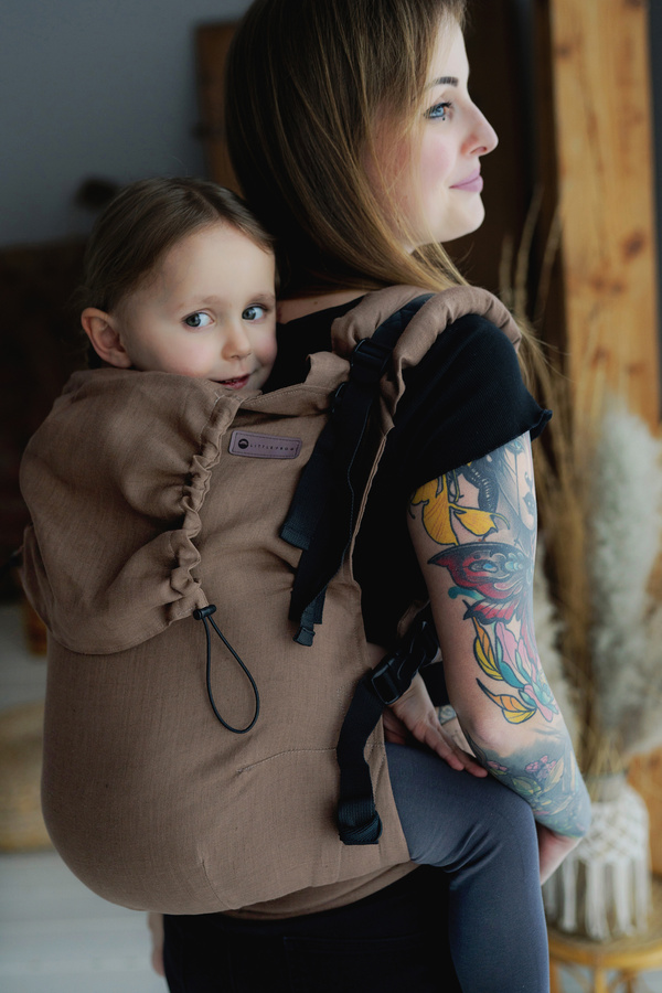 Nosítko Preschooler - Linen Bali Wood