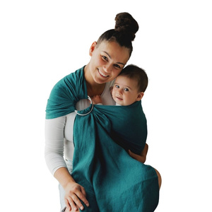 Ring sling Pure Linen Deep Aqua - S (1,7m)