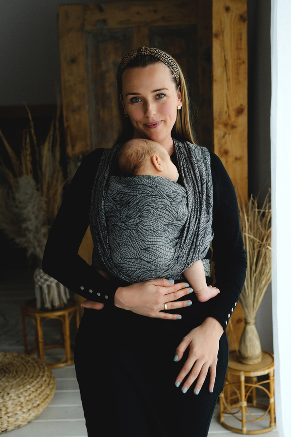 Šátek na nošení dětí Linen Night Wildness vel. 7