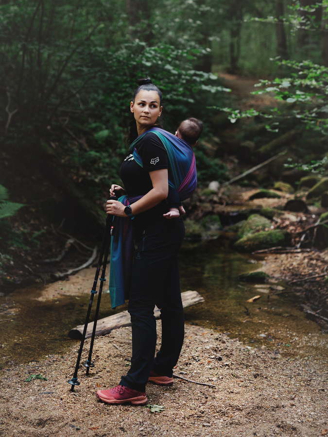 Šátek na nošení dětí Bamboo Misty Zircon vel. 5