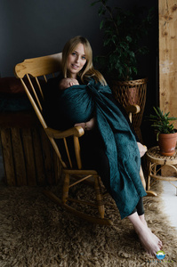 Ring sling Ocean Wildness - L (2,3 m)