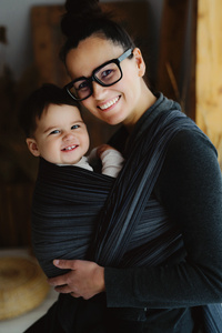 Šátek na nošení dětí Hematite - vel. 5