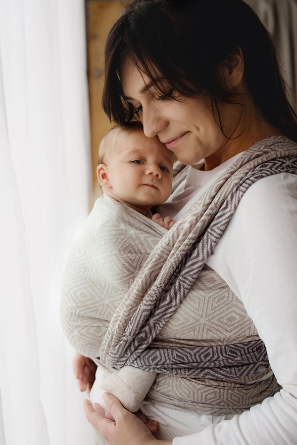 Šátek na nošení dětí TENCEL™ Calm Cube - vel. 5