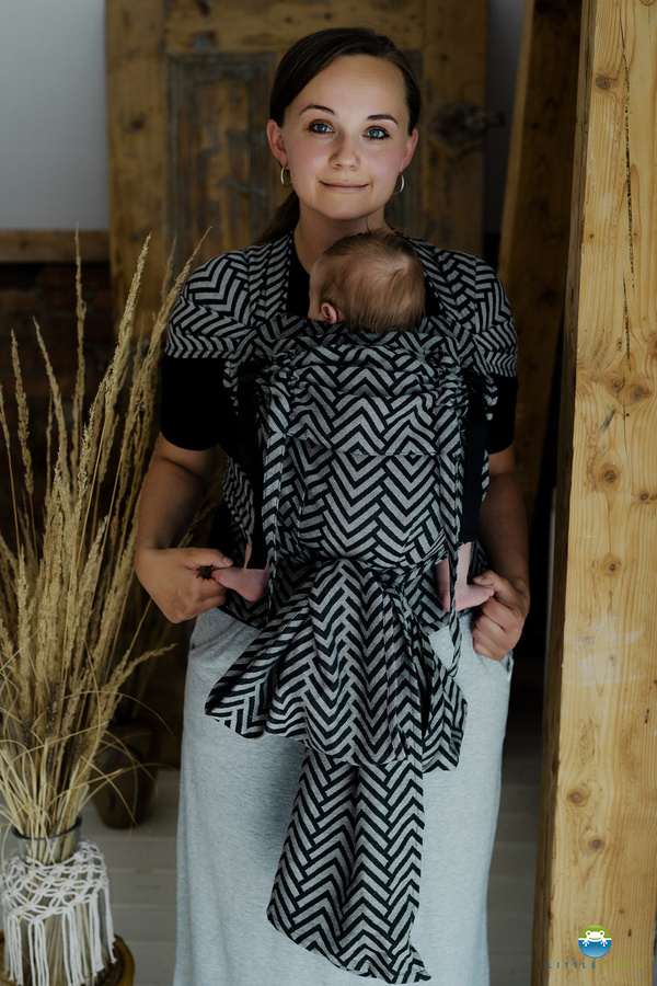 Dětské nosítko Cross Hybrid Linen Onyx Miles