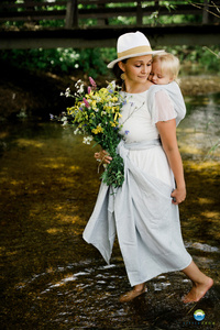 Šátek na nošení dětí Linen Silver Wildness vel. 4