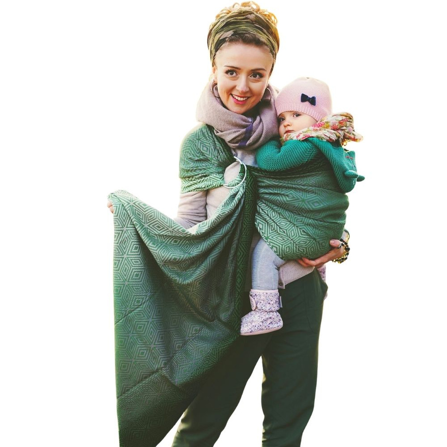Ring sling Mossy Cube - S (1,7m)
