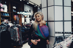 Šátek na nošení dětí TENCEL™ Aurora Cube vel. 5