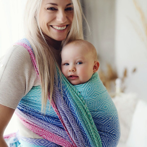 Šátek na nošení dětí Aurora Cube vel. 4