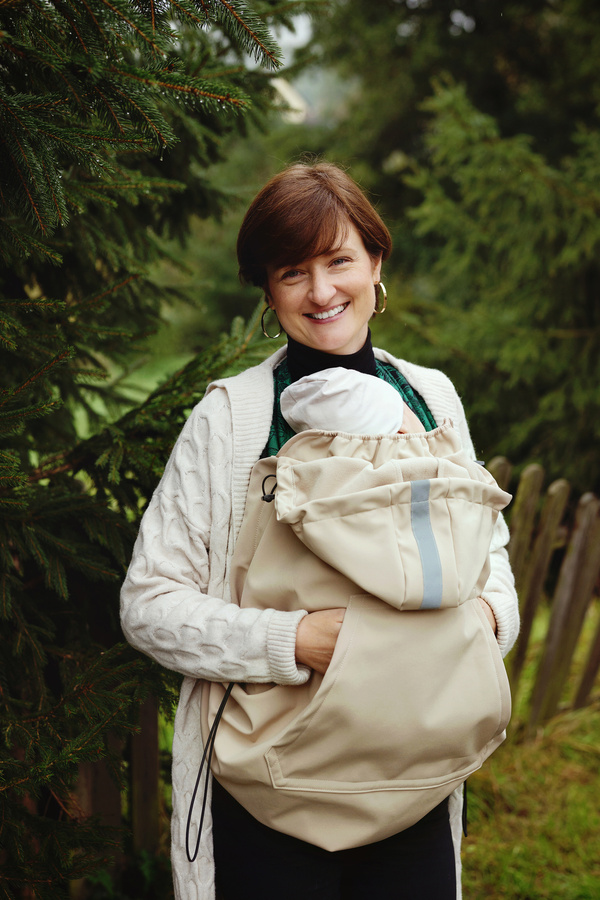 Softshellová kapsa na nosítko a šátek - Beige