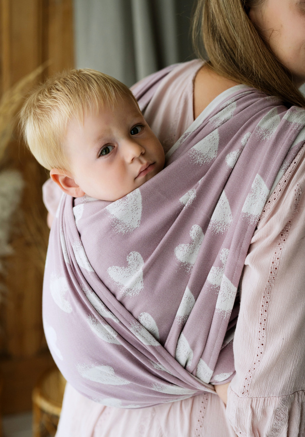 Šátek na nošení dětí Hazy Love Rose vel. 5