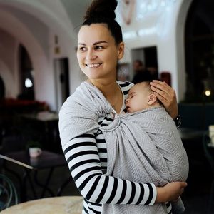 Ring sling Grey Cube - S (1,7 m)