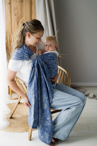 Ring sling Linen Lotus Breeze - S (1,7 m)