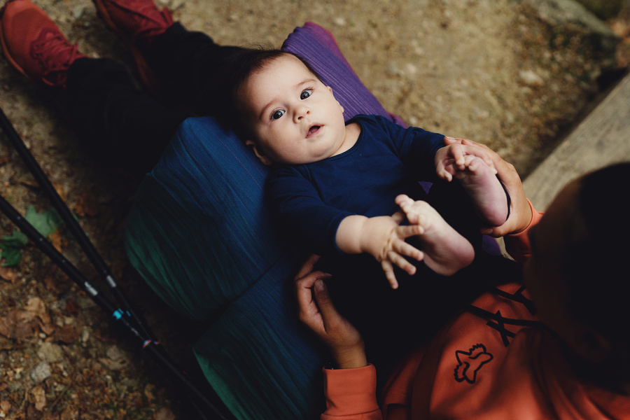 Šátek na nošení dětí Bamboo Misty Zircon vel. 7 /II. jakost