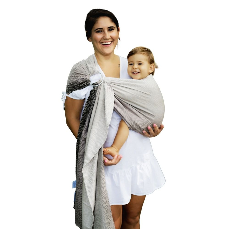 Ring sling TENCEL™ Smokey Cube - S (1,7m)