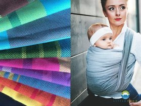 Scraps / fabric ends Little Frog wraps - 60-150cm Angelit (price per 1 kg)