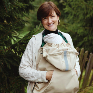 Softshellová kapsa na nosítko a šátek - Beige