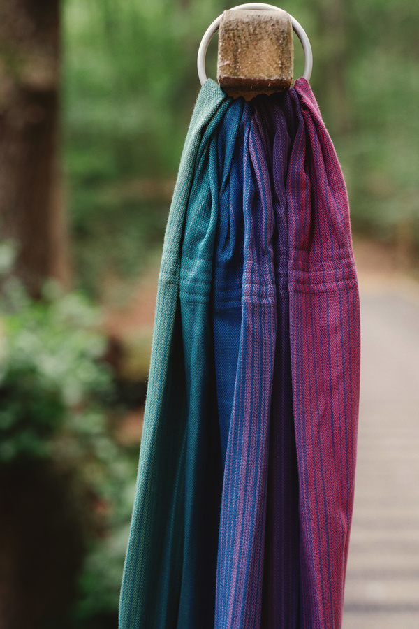 Ring sling Bamboo Misty Zircon - M (2,0m)