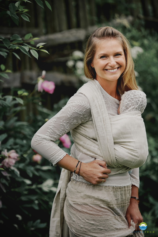 Šátek na nošení dětí Linen Summer Meadow vel. 4