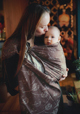 Ring sling Linen Lightness - M (2 m)