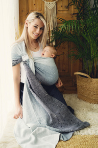 Ring sling TENCEL™ Rocky Cube - L (2,3m)