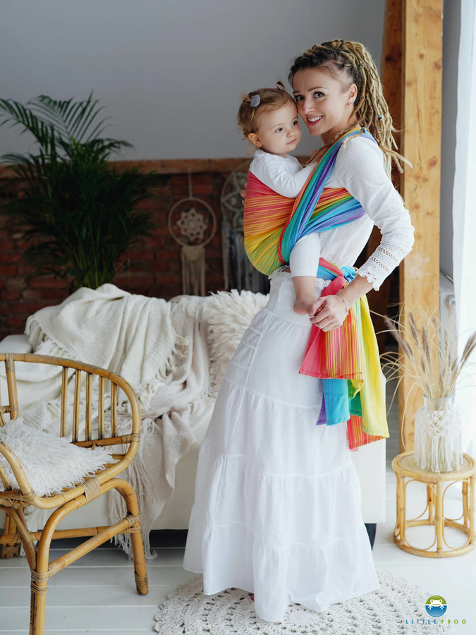 Šátek na nošení dětí TENCEL™ Daisy Agate - vel 4