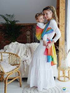 Šátek na nošení dětí TENCEL™ Daisy Agate - vel 4